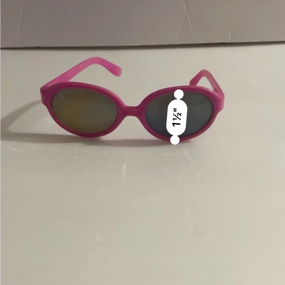 Girls Pink Sunglasses Black Lenses